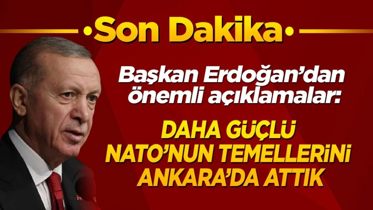 Son dakika! Cumhurbaşkanı Erdoğan'dan önemli açıklamalar