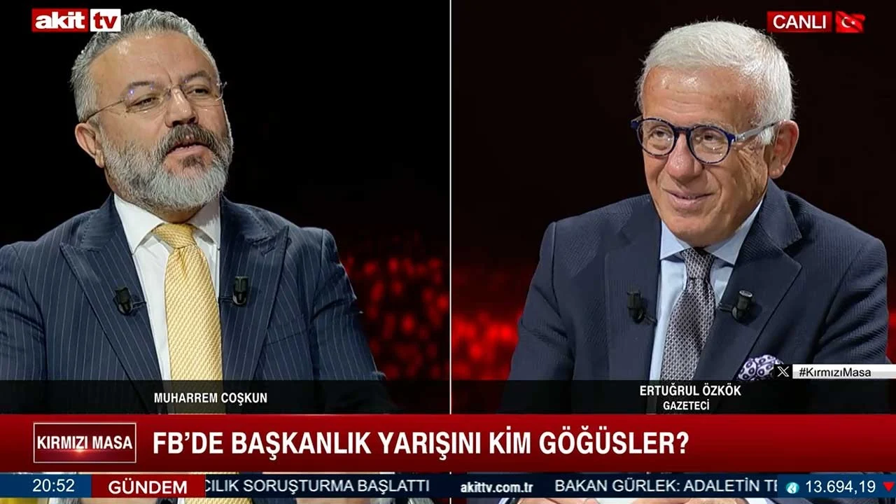 'Fenerbahçe’ye kim başkan olur?' sorusuna, Özkök’ten “Hayatımda kazanan partiye hiç oy vermedim” cevabı