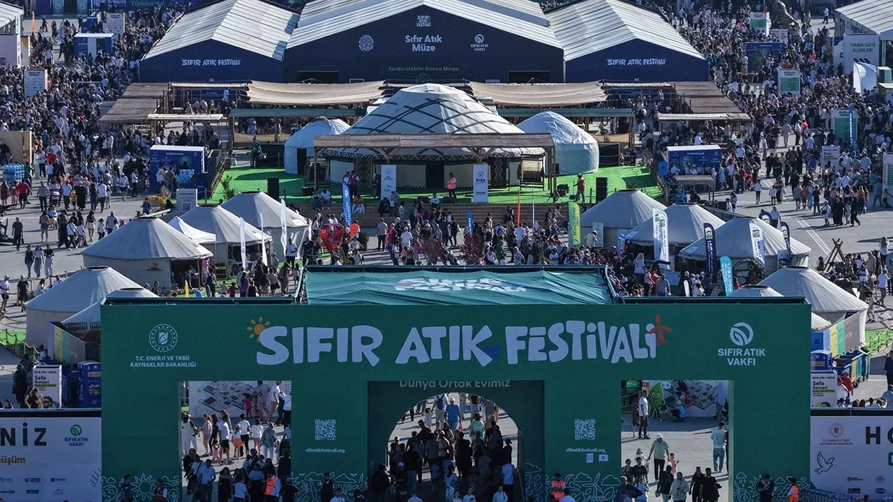 Bir milyondan fazla ziyaretçi, Sıfır Atık Festivali'nde sürdürülebilir geleceğe tanıklık etti
