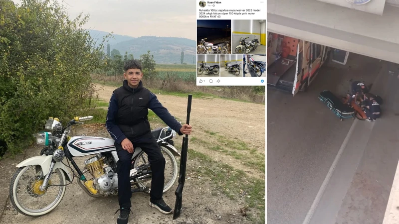 Bir gün önce satışa çıkardığı motosikletiyle yaptığı kazada öldü