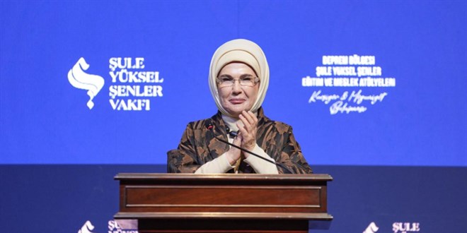 Emine Erdoğan'dan 'Şule Yüksel Şenler Eğitim ve Meslek Atölyeleri' programına ilişkin paylaşım