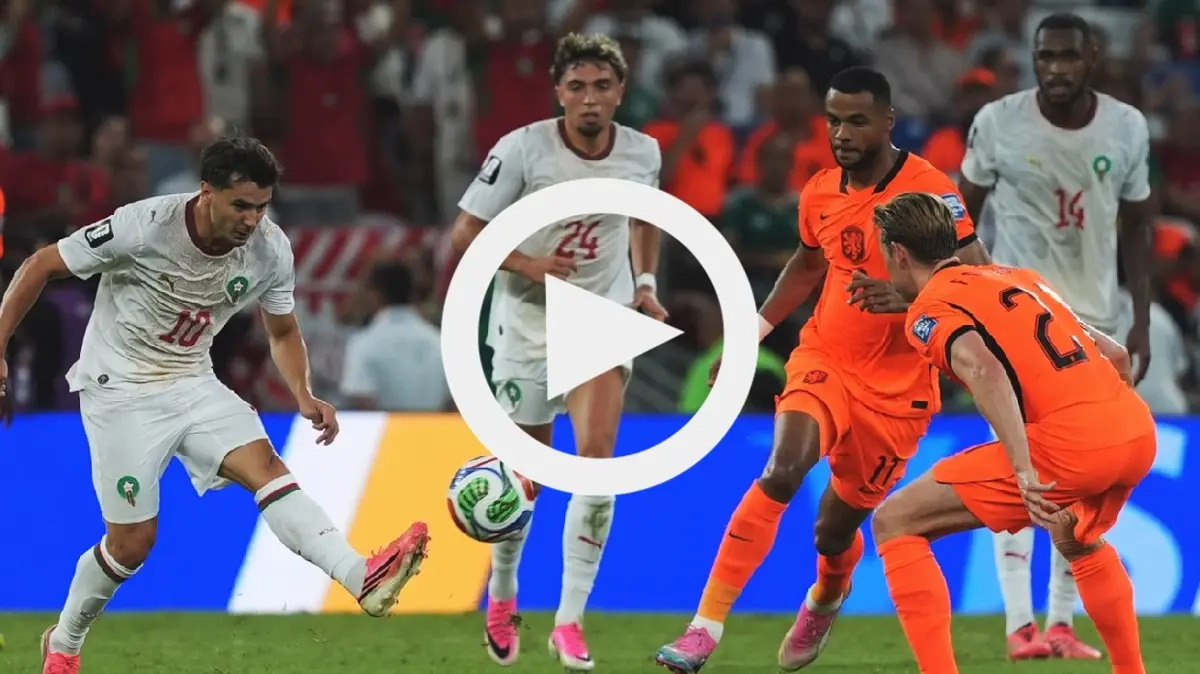 Hollanda - Fas maç özeti! Dünya Kupası Hollanda maçı özet izle