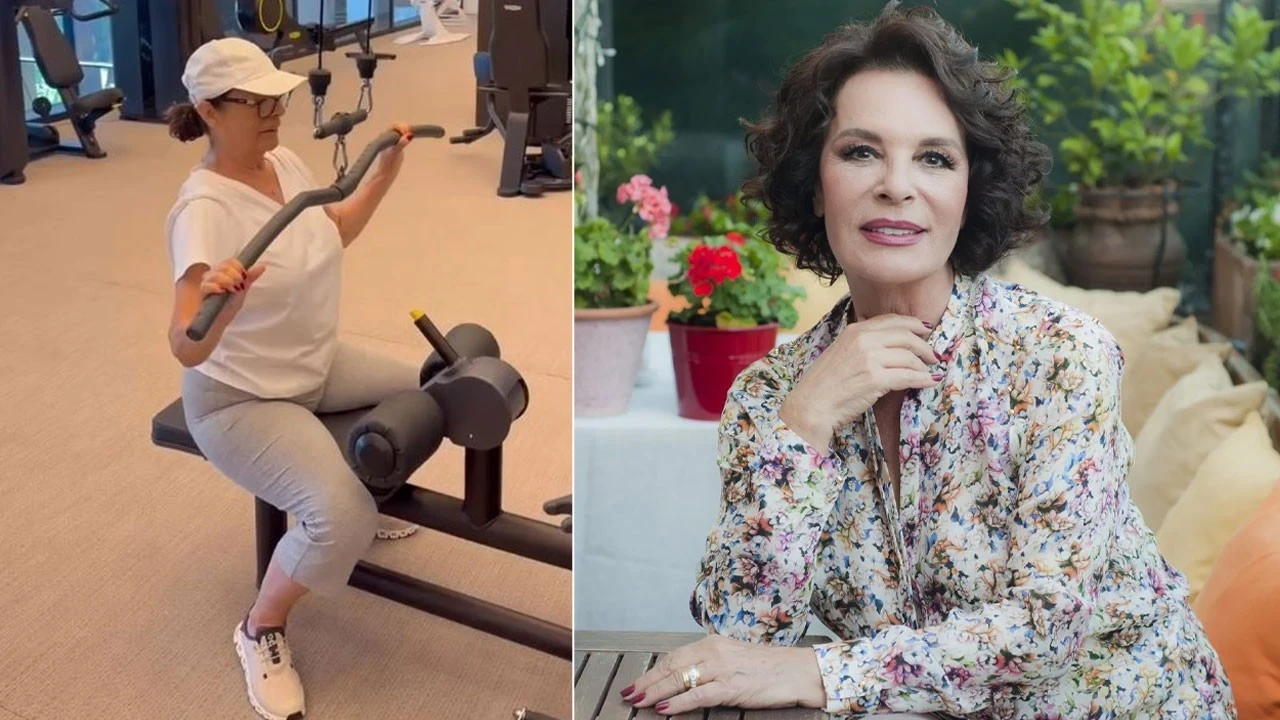Yeşilçam'ın yaşayan efsanesi Hülya Koçyiğit spora başladı! O anları sosyal medya hesabından paylaştı