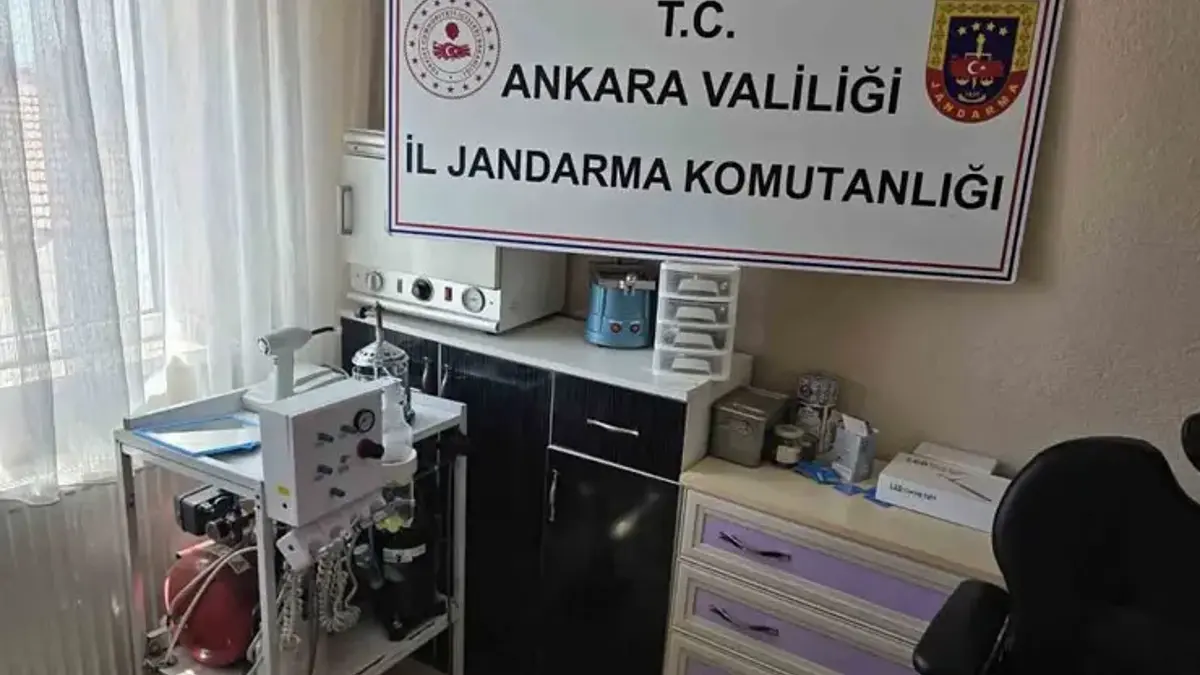 Ankara'da sahte diş doktoru yakalandı! Adresten 3 milyon liralık ekipman çıktı