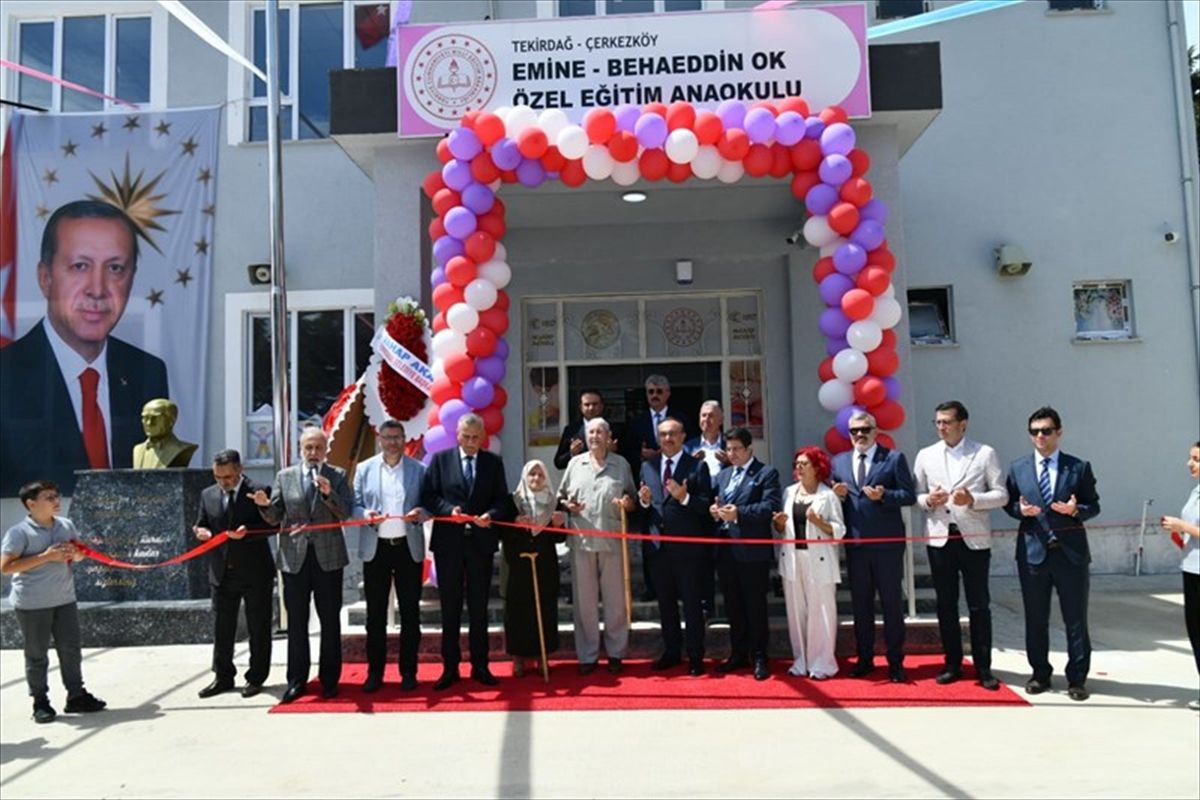 Çerkezköy'de özel eğitim anaokulu açıldı