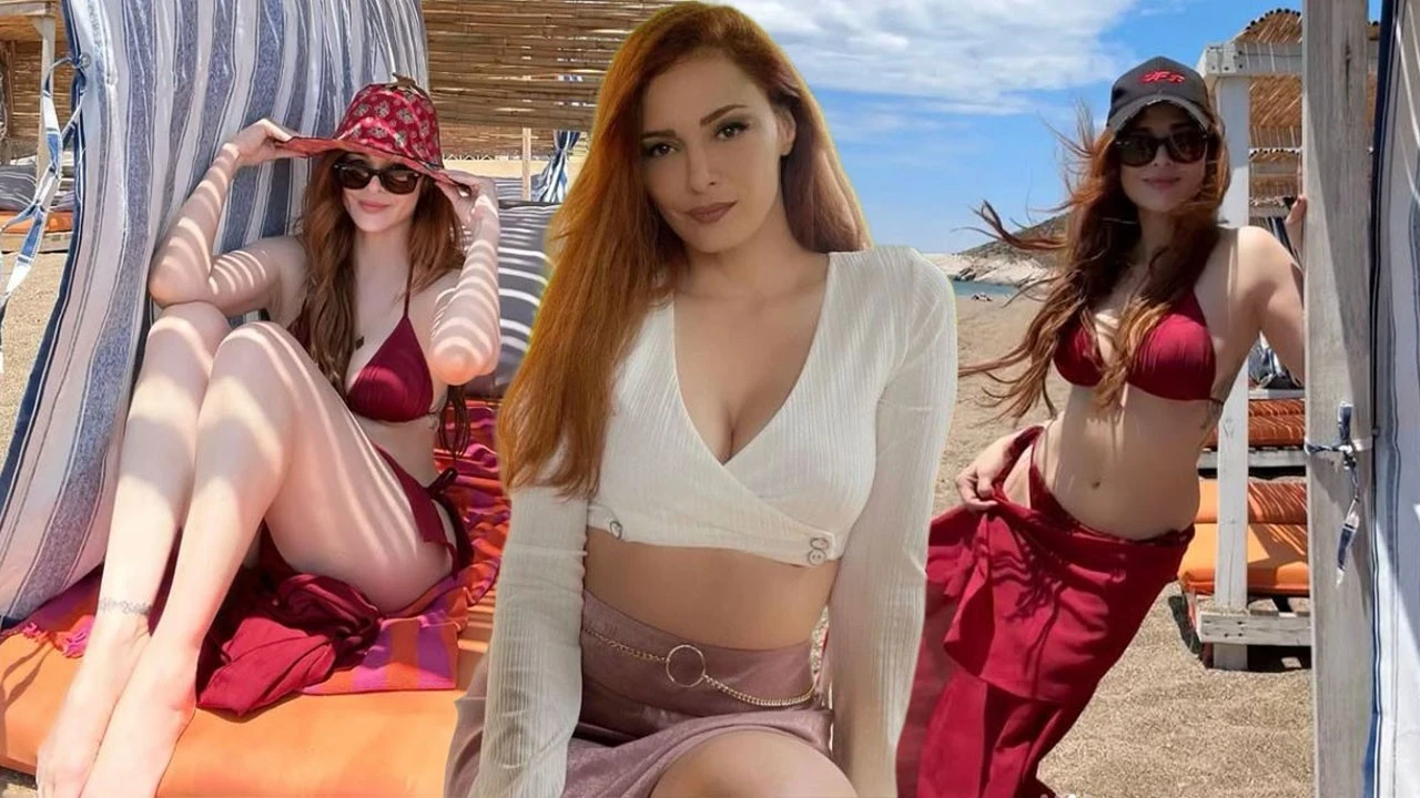Mine Tugay'dan nefes kesen bikinili pozlar! Kusursuz fiziğiyle genç kızlara taş çıkardı