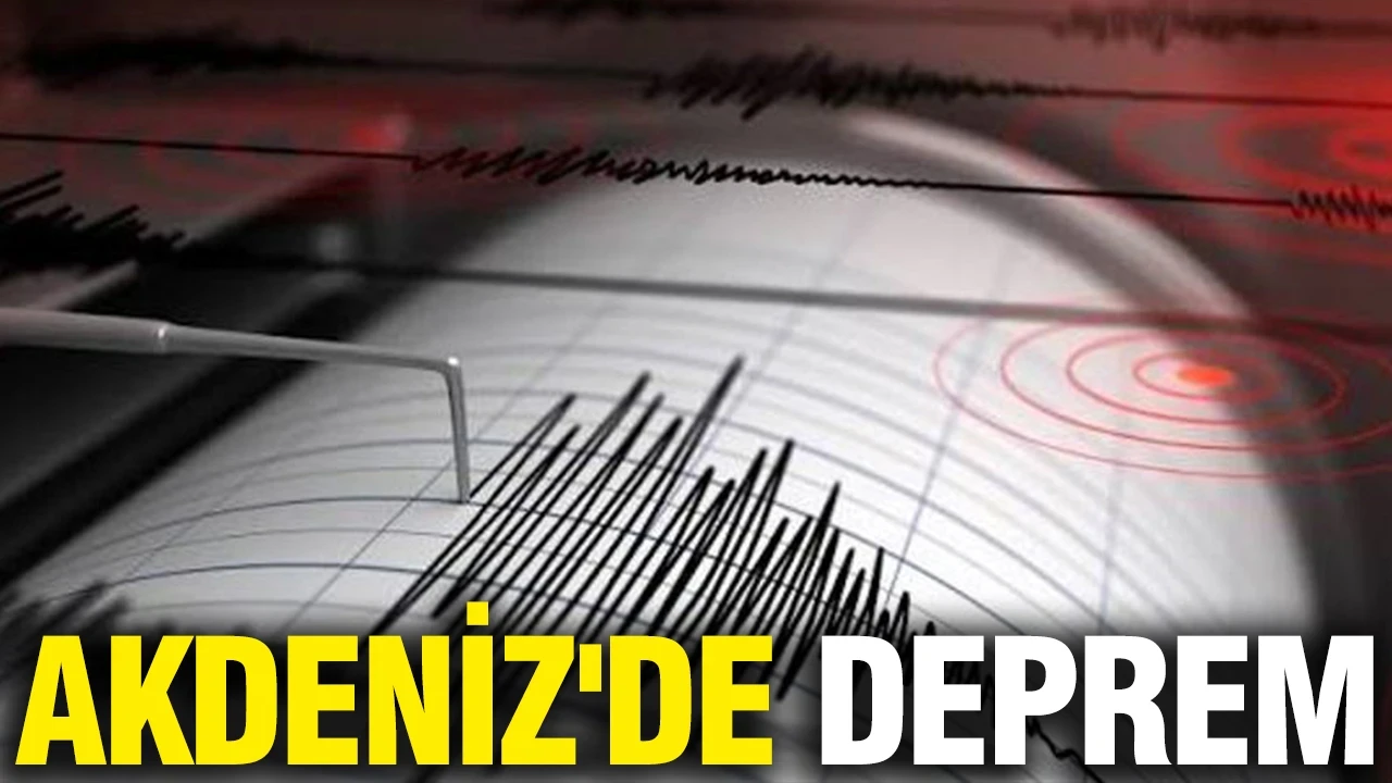Akdeniz'de deprem (2 Temmuz 2026)