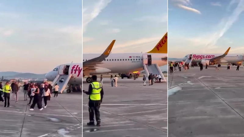 Ankara'ya inen uçakta powerbank paniği: Yolcular tahliye edildi