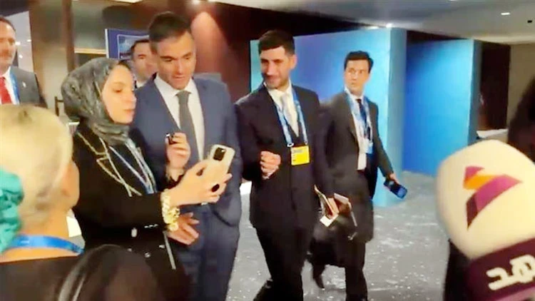 Filistinli gazeteciden Sanchez'e teşekkür