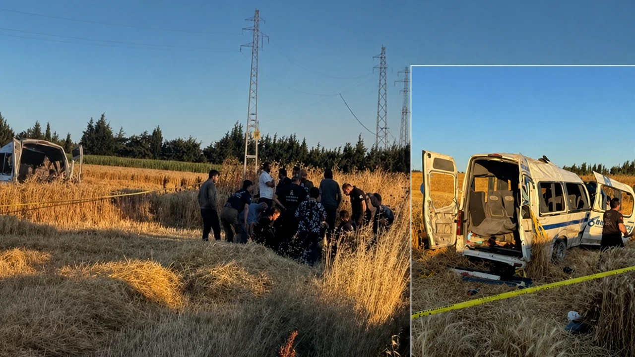 Silivri’de can pazarı! Minibüs otluk alana devrildi: Ölü ve yaralılar var!