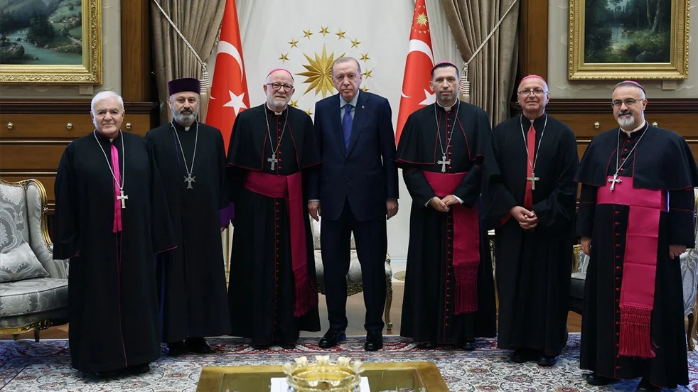 Başkan Erdoğan, Türkiye Katolik Episkoposlar heyetini kabul etti