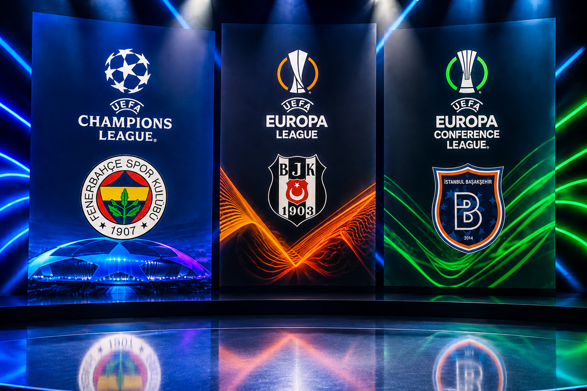 Fenerbahçe, Beşiktaş ve RAMS Başakşehir'in Avrupa'daki rakipleri belli oluyor
