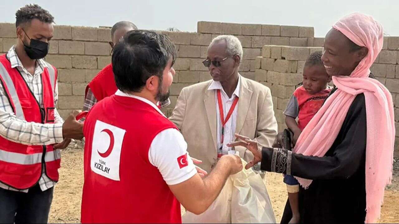 Türk Kızılayı'ndan Sudan'daki ihtiyaç sahiplerine gıda desteği