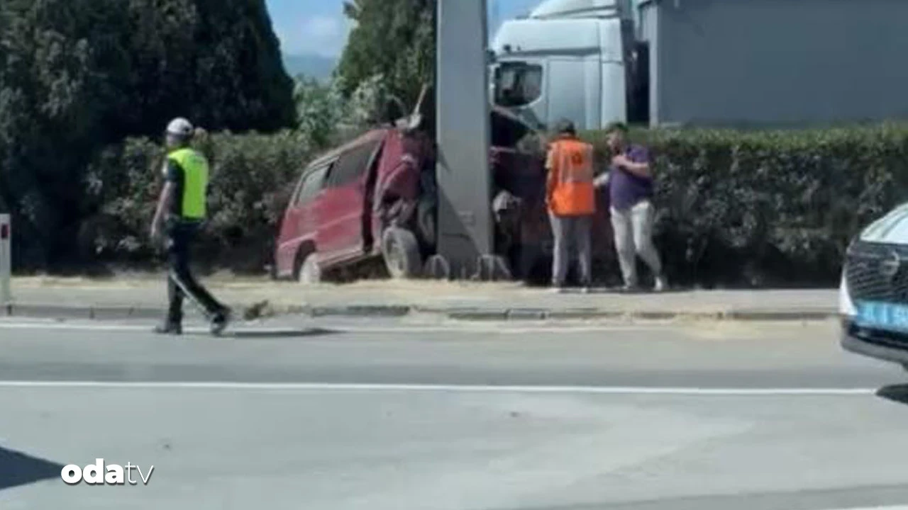Panelvanın feci kazasında 1 ölü var