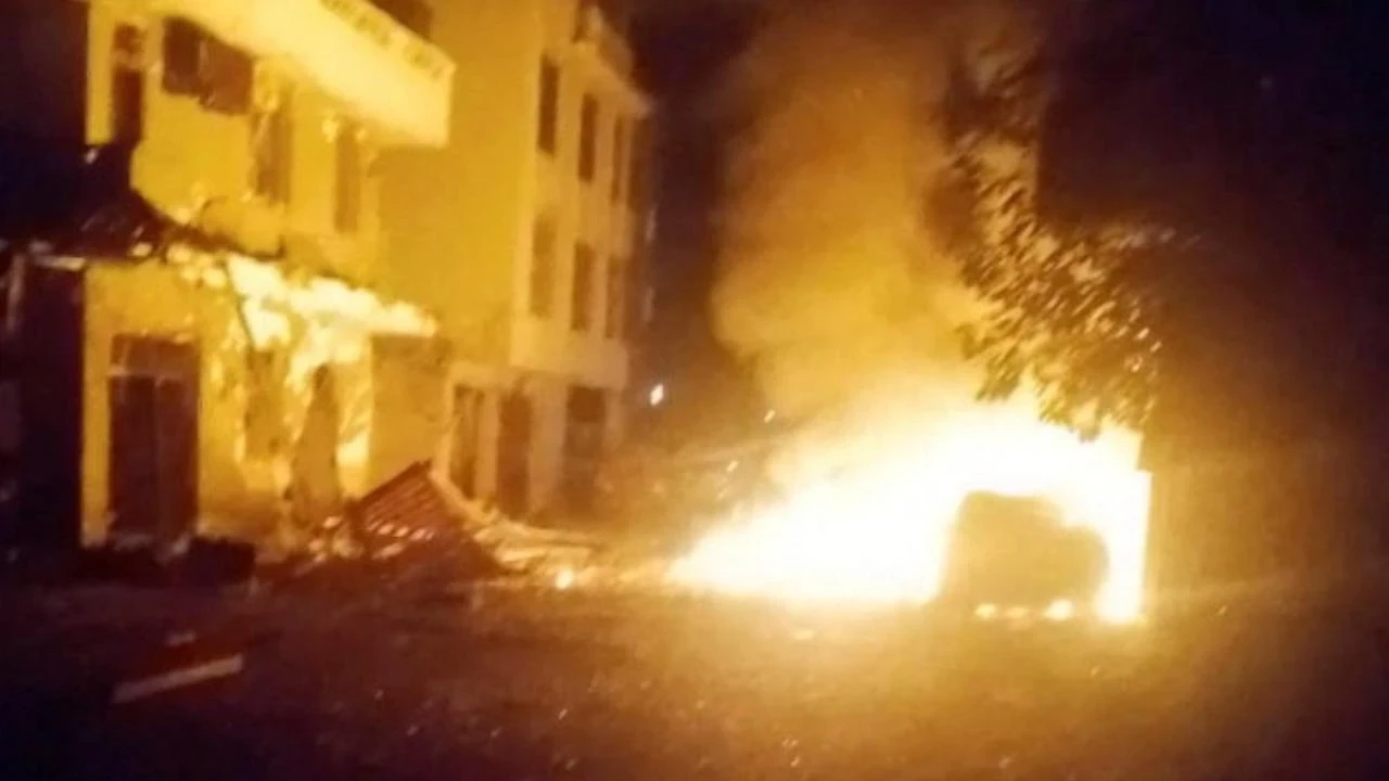 Gece yarısı korku dolu anlar! Çin'deki büyük patlama can aldı