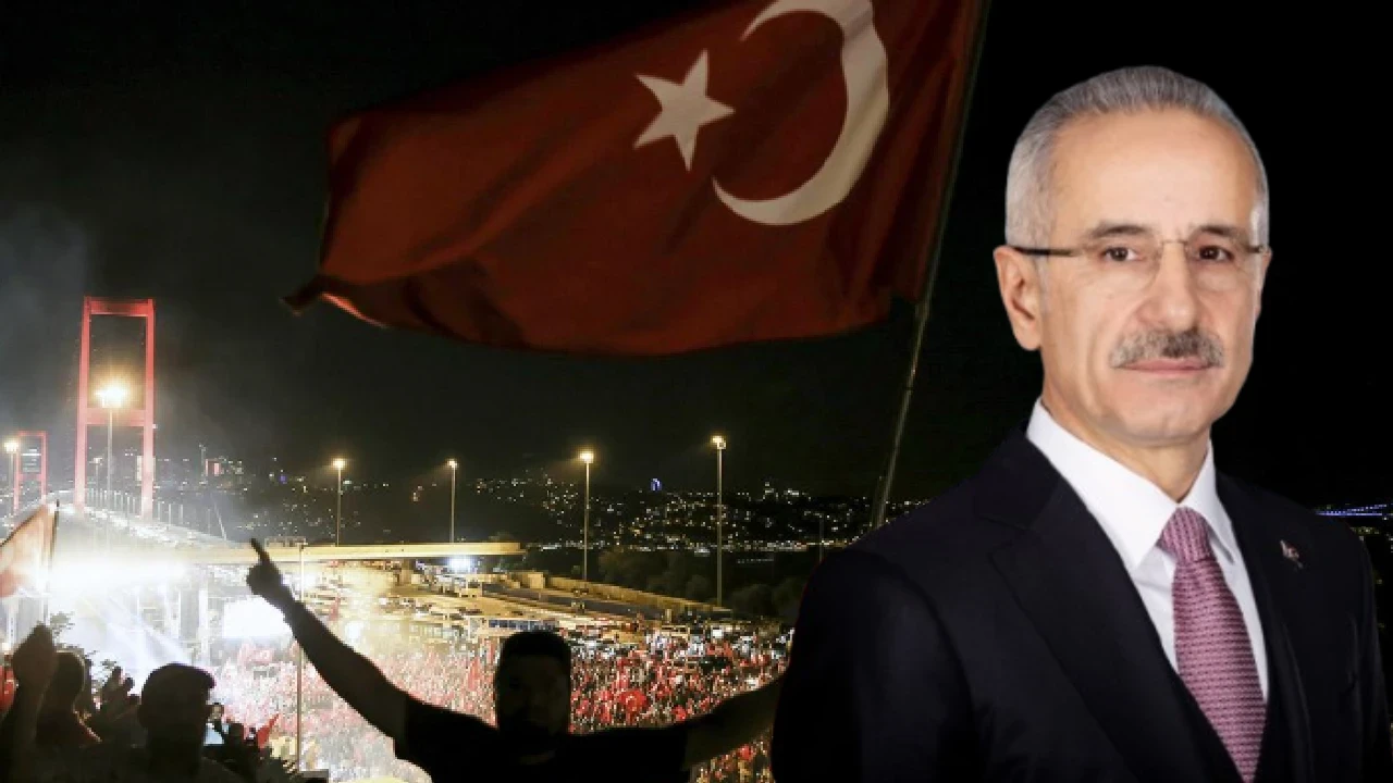 Bakan Uraloğlu'ndan 15 Temmuz mesajı! "Kurşunların önüne siper olan aziz milletimiz tarih yazmıştır"