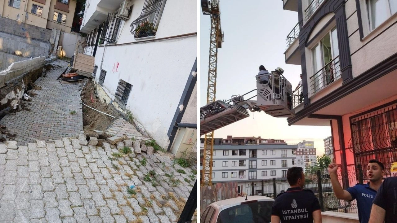 Temel kazısı sırasında bahçede göçük: 29 kişi kurtarıldı