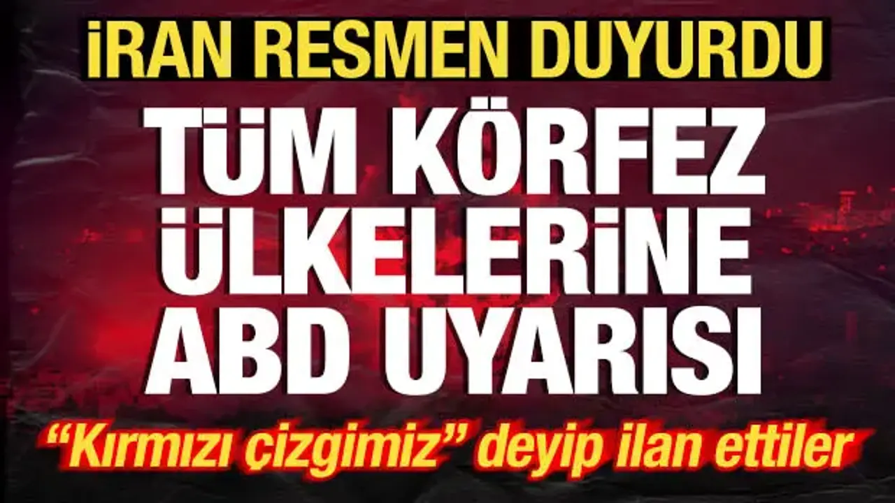 İran 'kırmızı çizgimiz' deyip ilan etti! Tüm Körfez ülkelerine son dakika ABD uyarısı!