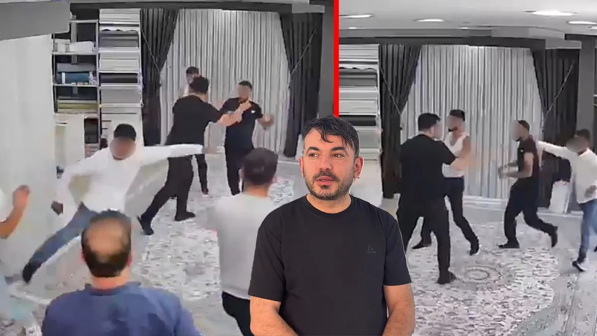 Esenyurt’ta korku dolu anlar! Bıçaklarla kovalanan adam perde dükkanına sığındı: Dakikalarca darp edildi!