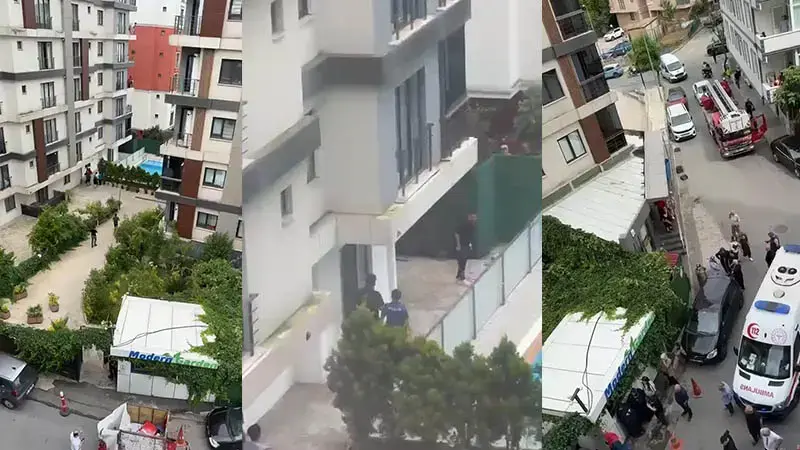 Çekmeköy'de yeni boşanan çiftin cesedi sitenin bahçesinde bulundu