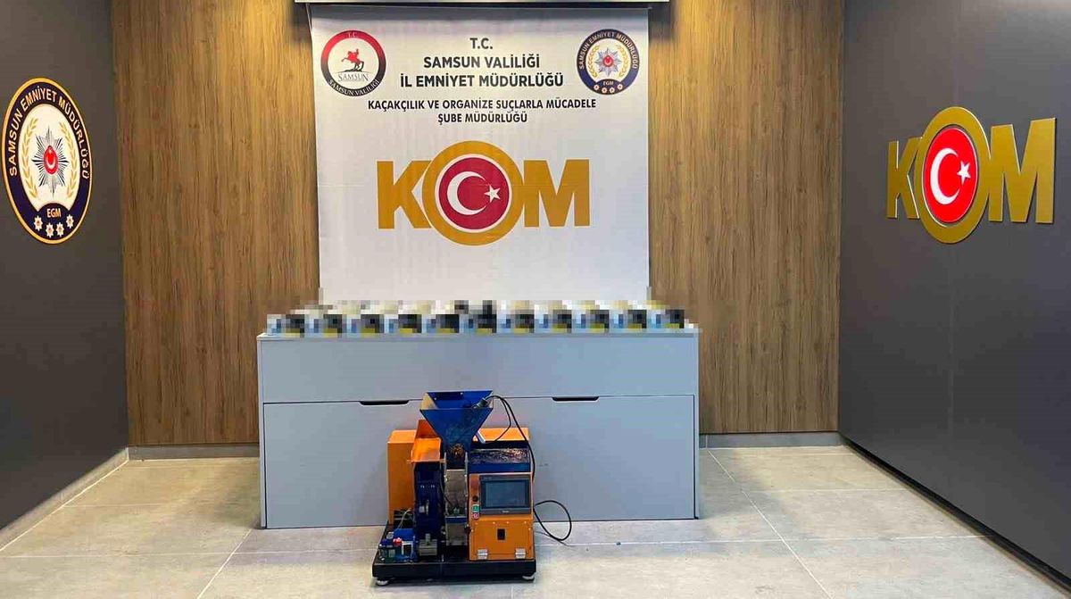 Samsun'da 20 bin kaçak sigaraya ele geçirildi