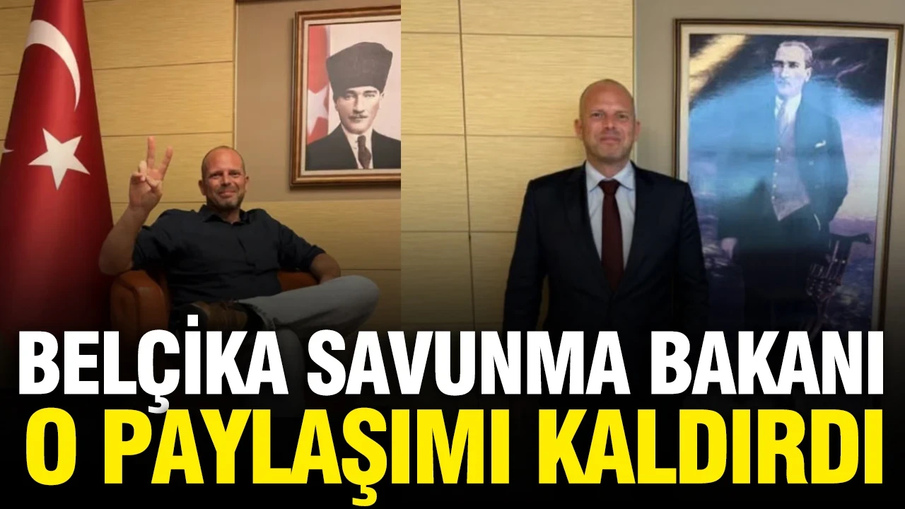 Atatürk portresi önünde verdiği poz tartışılan Belçikalı Savunma Bakandan Francken'den yeni fotoğraf