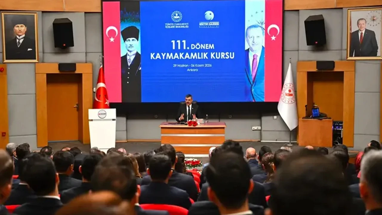 İçişleri Bakanı Çiftçi, 111. Dönem Kaymakamlık Kursu'nun açılış programına katıldı