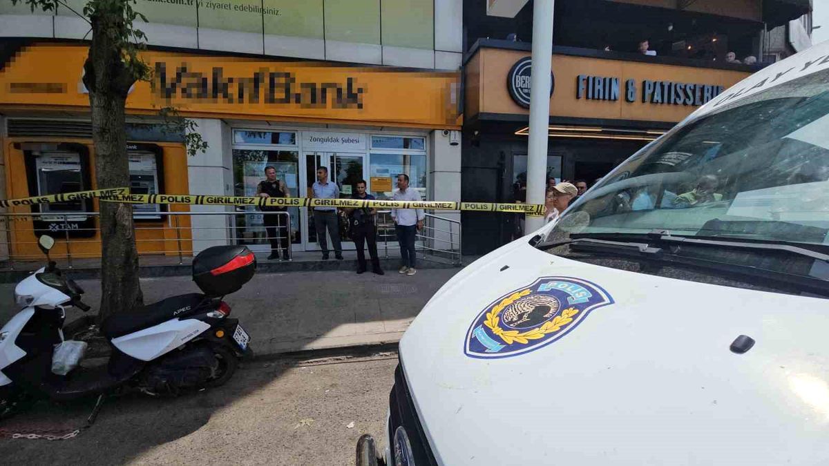 Zonguldak'ta bankada icra öfkesi: Silahla ateş açtı