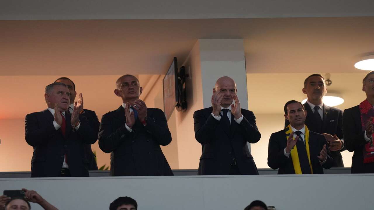 FIFA Başkanı Gianni Infantino, Türkiye - Avustralya maçında