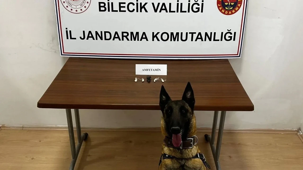 Bilecik’te jandarma uygulamada uyuşturucu yakaladı