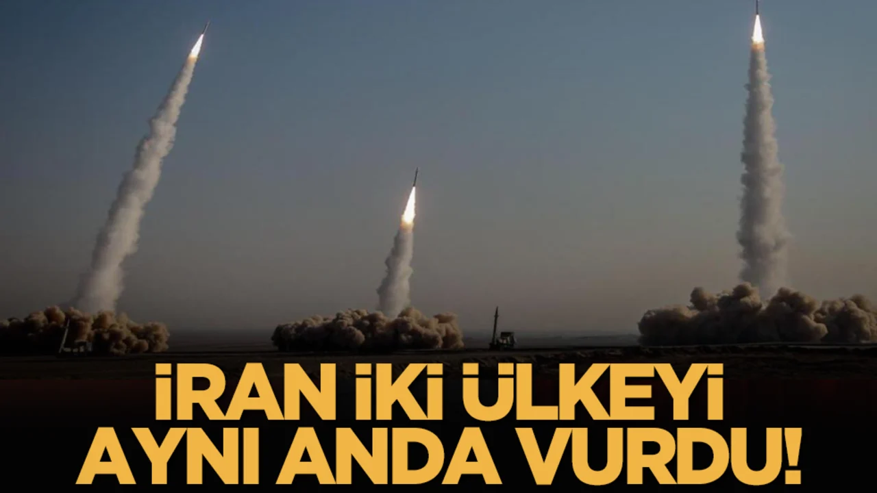İran iki ülkeyi aynı anda vurdu!