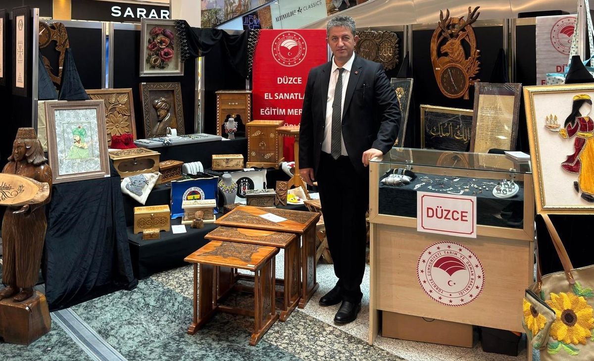 Düzce'yi el emeği ürünlerle Ankara'da temsil ettiler