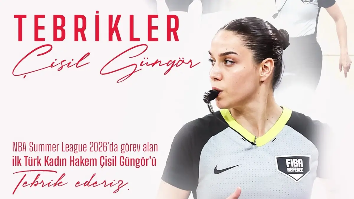Türk basketbol hakemi Çisil Güngör NBA maçı yönetti!