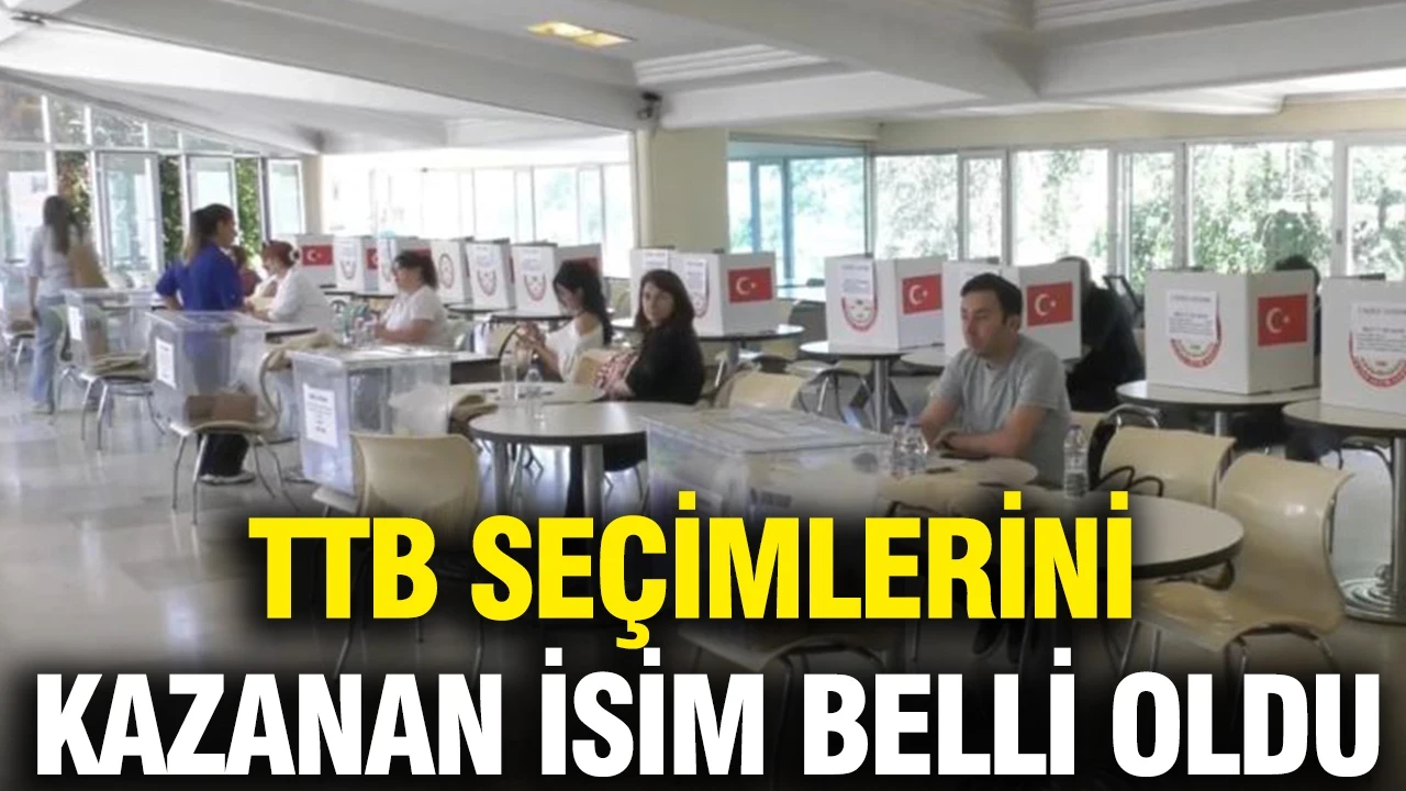 TTB seçimlerini kazanan isim belli oldu
