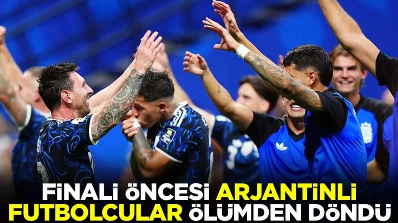 Dünya Kupası finali öncesi Arjantin'in antrenman yapacağı sahaya yıldırım düştü