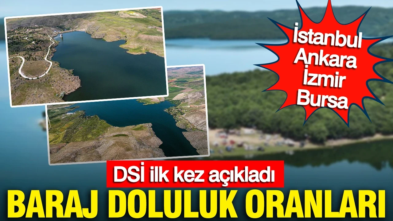 DSİ ilk kez açıkladı: İşte baraj doluluk oranları (23 Haziran 2026)