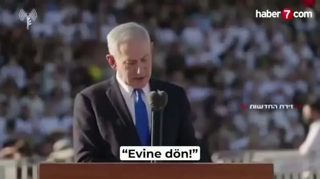 Netanyahu'ya mezuniyet töreninde protesto: "Eve dön"