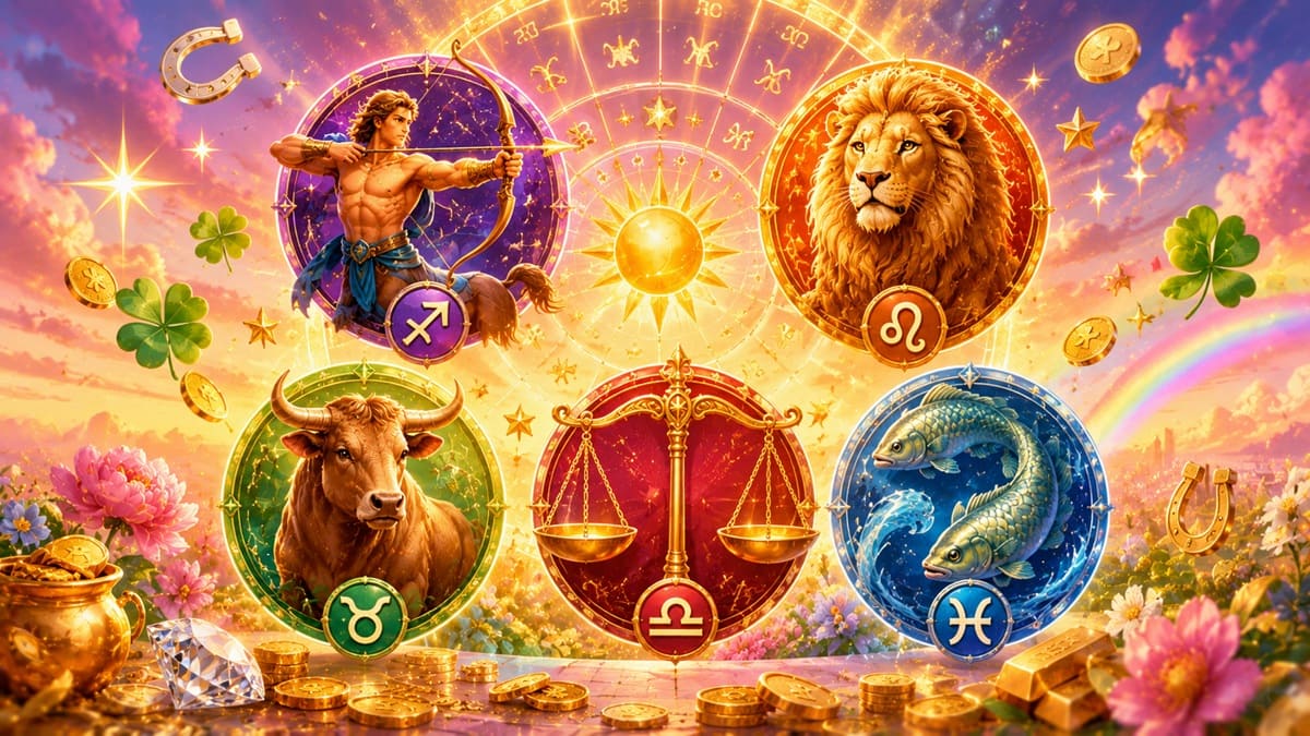 Şans adeta peşlerinden koşuyor! İşte astrolojinin en talihli 5 burcu