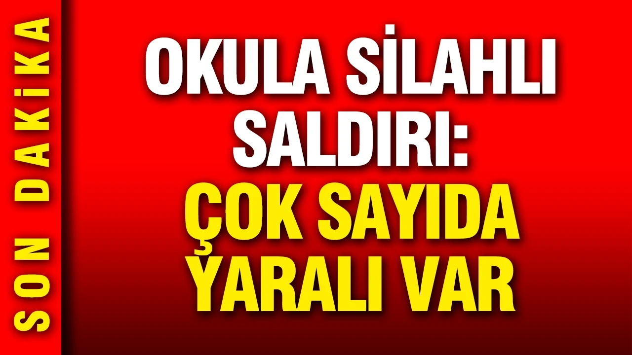 Almanya'da okula silahlı saldırı: 4'ü ağır çok sayıda yaralı var