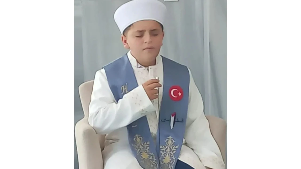 Ordu’da büyük gurur ortaokul öğrencisi Ali Eymen hafızlık eğitimini tamamladı