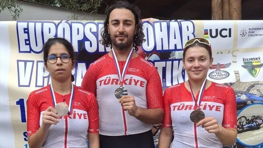 Milli para bisikletçilerden Avrupa Kupası'nda tarihi başarı