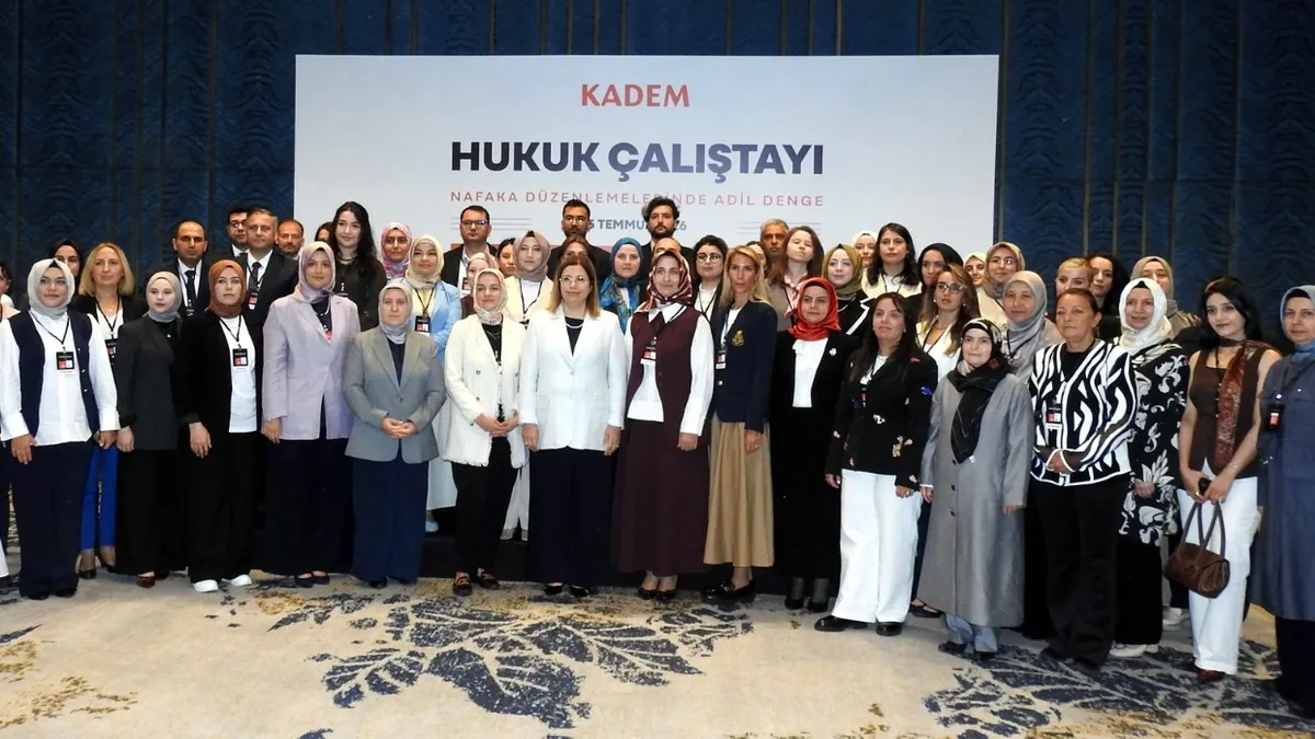 KADEM "Nafaka Düzenlemelerinde Adil Denge Hukuk Çalıştayı" düzenledi