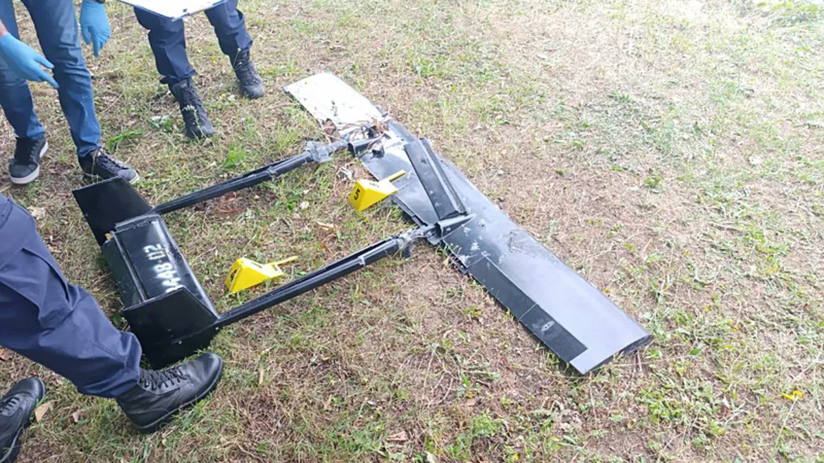 Samsun'da, Ukrayna’ya ait Kamikaze İHA parçası bulundu