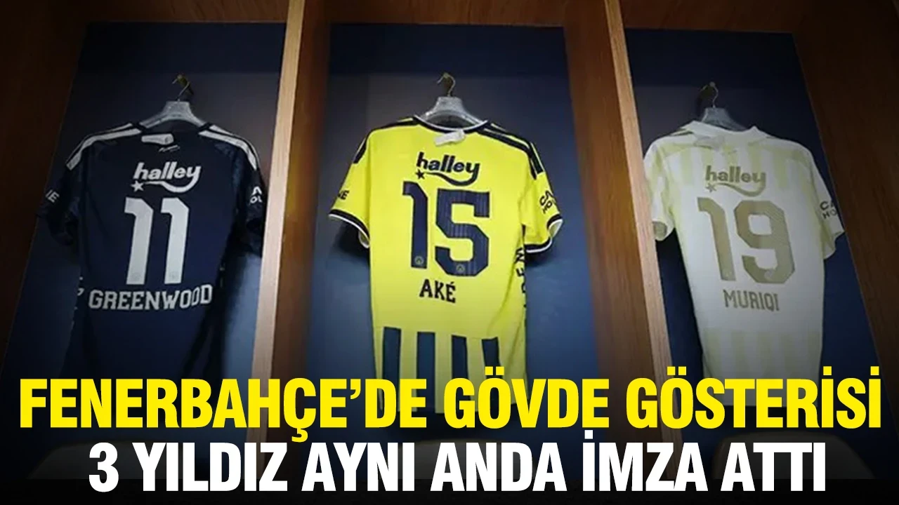 Fenerbahçe’de gövde gösterisi: 3 yıldız aynı anda imza attı