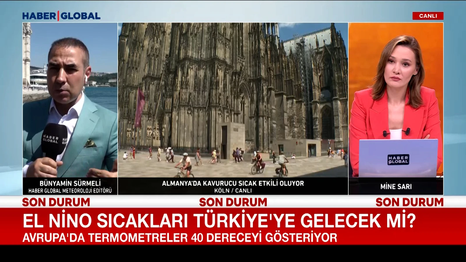Avrupa 40 dereceyle yanıyor