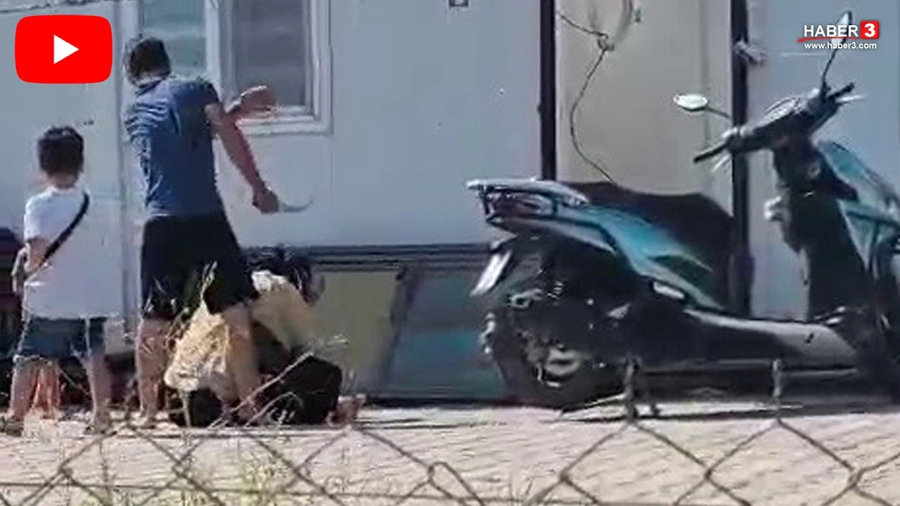 Konteyner kentte dehşet: Boşanmak isteyen eşini bıçakla yaralayıp, çocuklarının önünde dövdü!