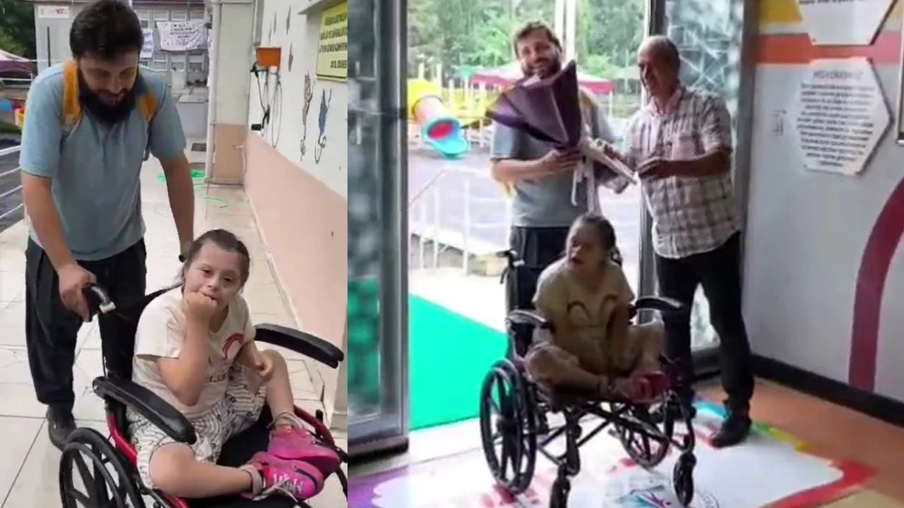 Düzce’de yılın babasına pelerinsiz kahraman sürprizi: "Gerçek Kahramanlık, evladının umudunu sevgiyle büyütmektir"