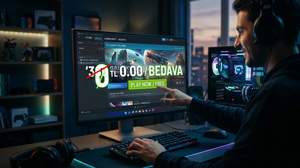 Steam ücretsiz oyun kampanyası başladı: 380 TL değerindeki yapım kütüphaneye kalıcı olarak eklenebiliyor OYUN HABERLERİ