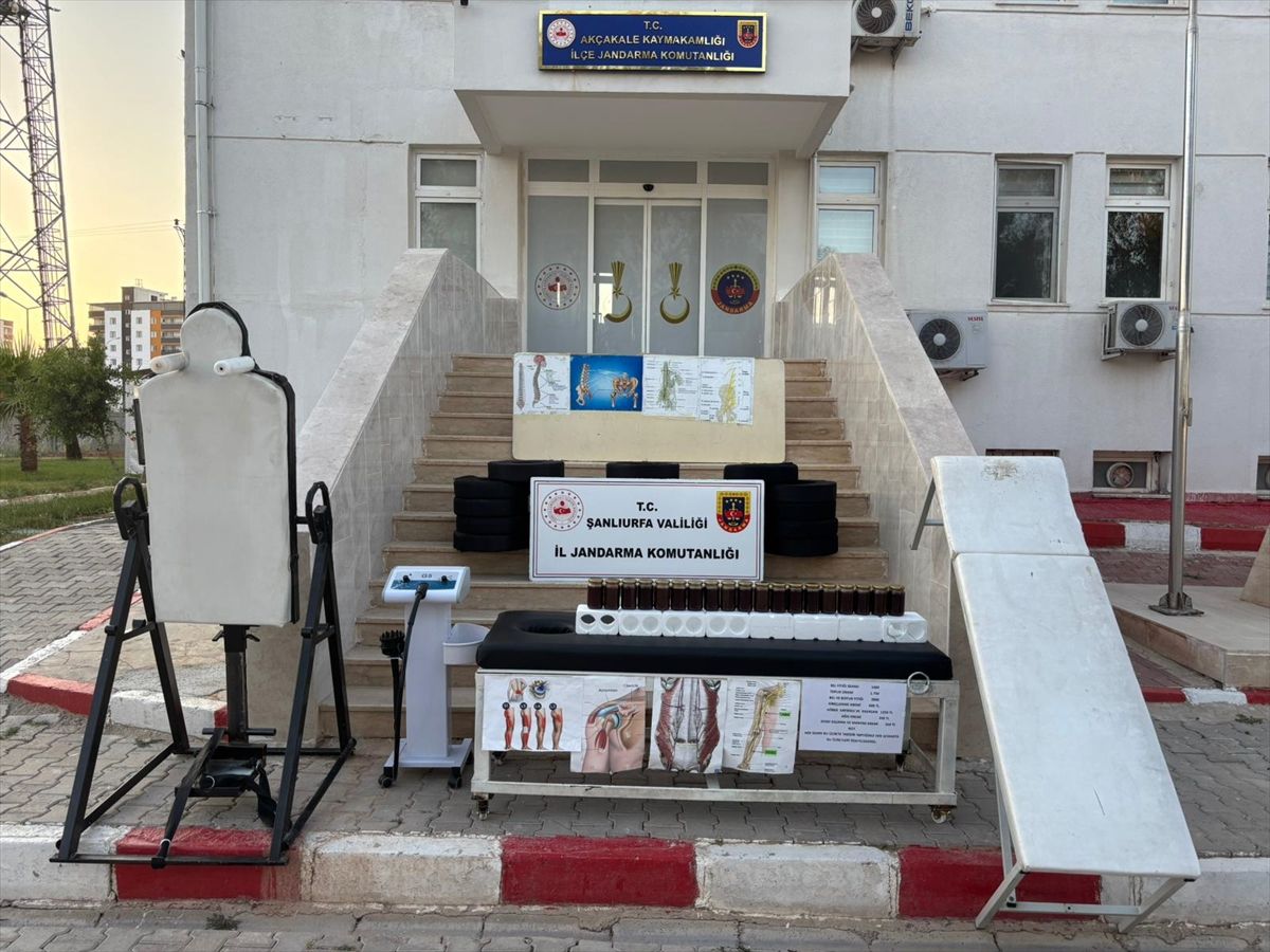 Şanlıurfa'da ruhsatsız tedavi merkezi işleten kişiye adli işlem yapıldı