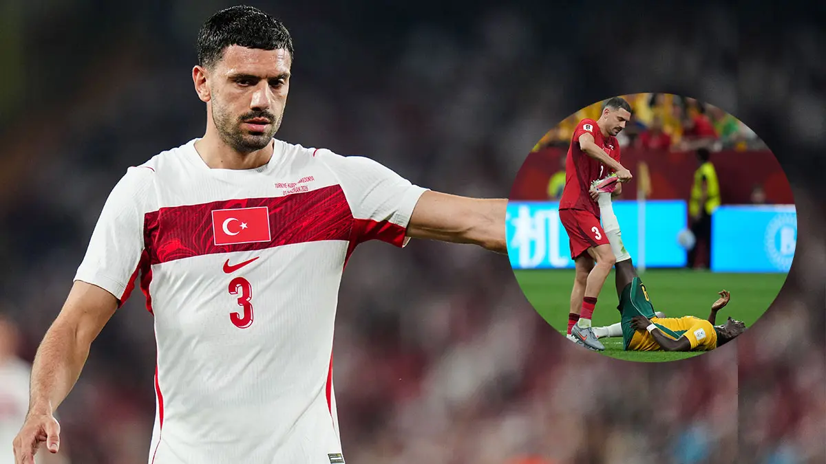 Avustralya basınından Merih Demiral'a övgü! 'Maçı kaybetti ama insanlıkta kazandı'